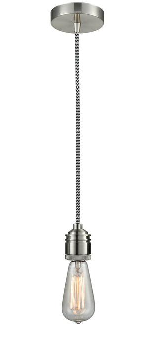 Innovations 100SN-10BW-2SN One Light Mini Pendant, Satin Nickel