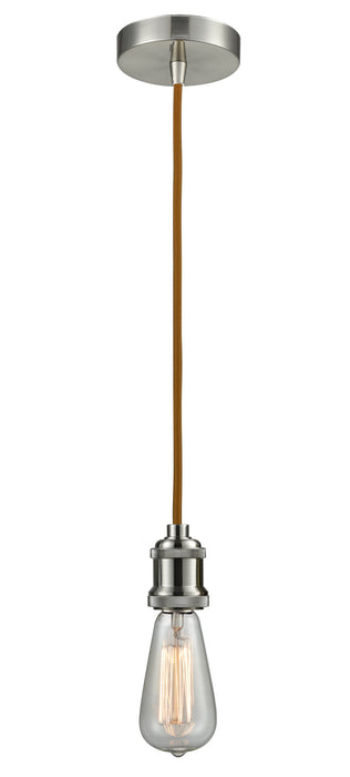Innovations 100SN-10CR-1SN One Light Mini Pendant, Satin Nickel