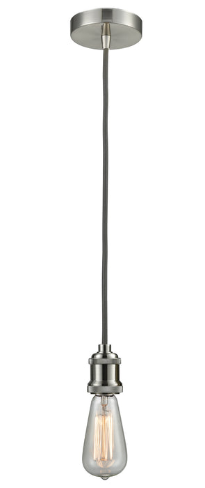 Innovations 100SN-10GY-1SN One Light Mini Pendant, Satin Nickel