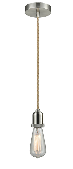 Innovations 100SN-10RE-0SN One Light Mini Pendant, Satin Nickel