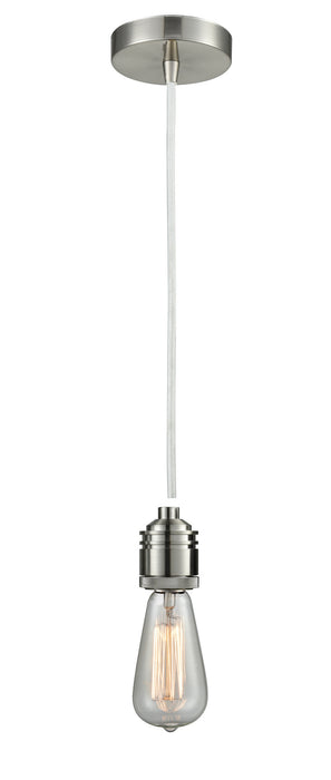 Innovations 100SN-10W-2SN One Light Mini Pendant, Satin Nickel