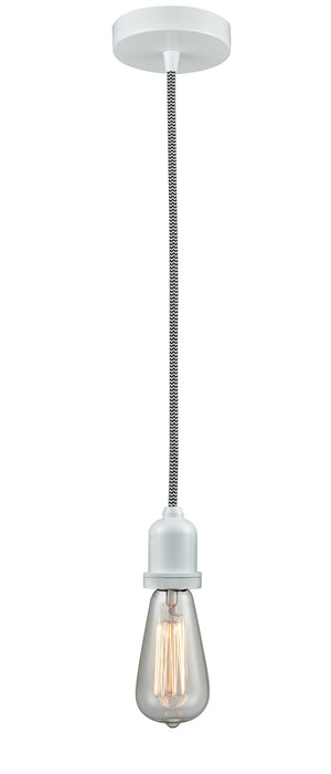 Innovations 100W-10BW-0W One Light Mini Pendant, White