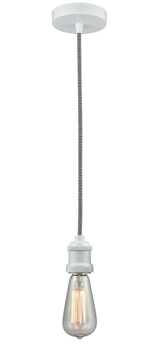 Innovations 100W-10BW-1W One Light Mini Pendant, White
