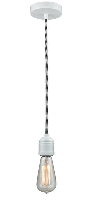 Innovations 100W-10BW-2W One Light Mini Pendant, White