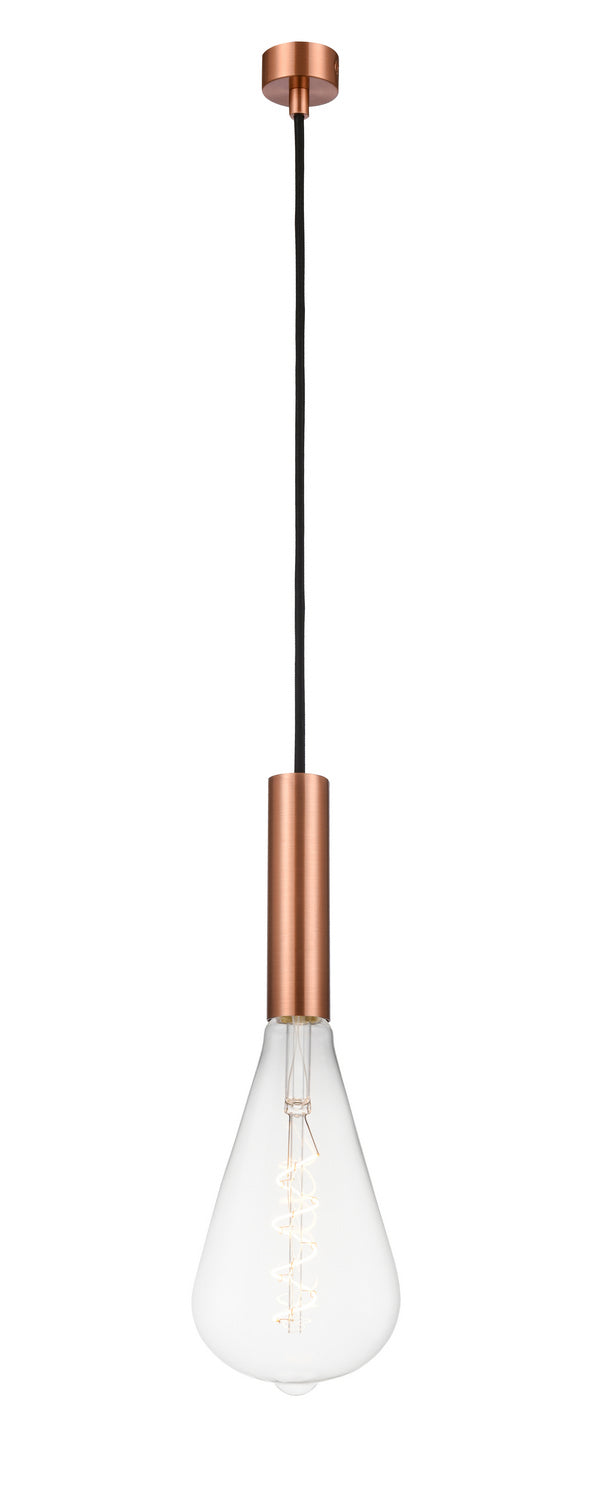 Innovations 198-1P-AC-BB125LED LED Mini Pendant, Antique Copper