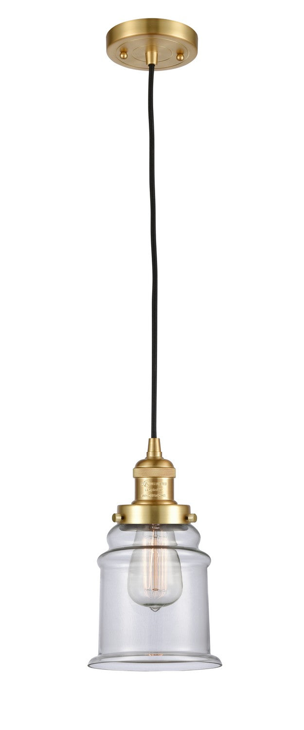 Innovations 201C-SG-G182-LED LED Mini Pendant, Satin Gold