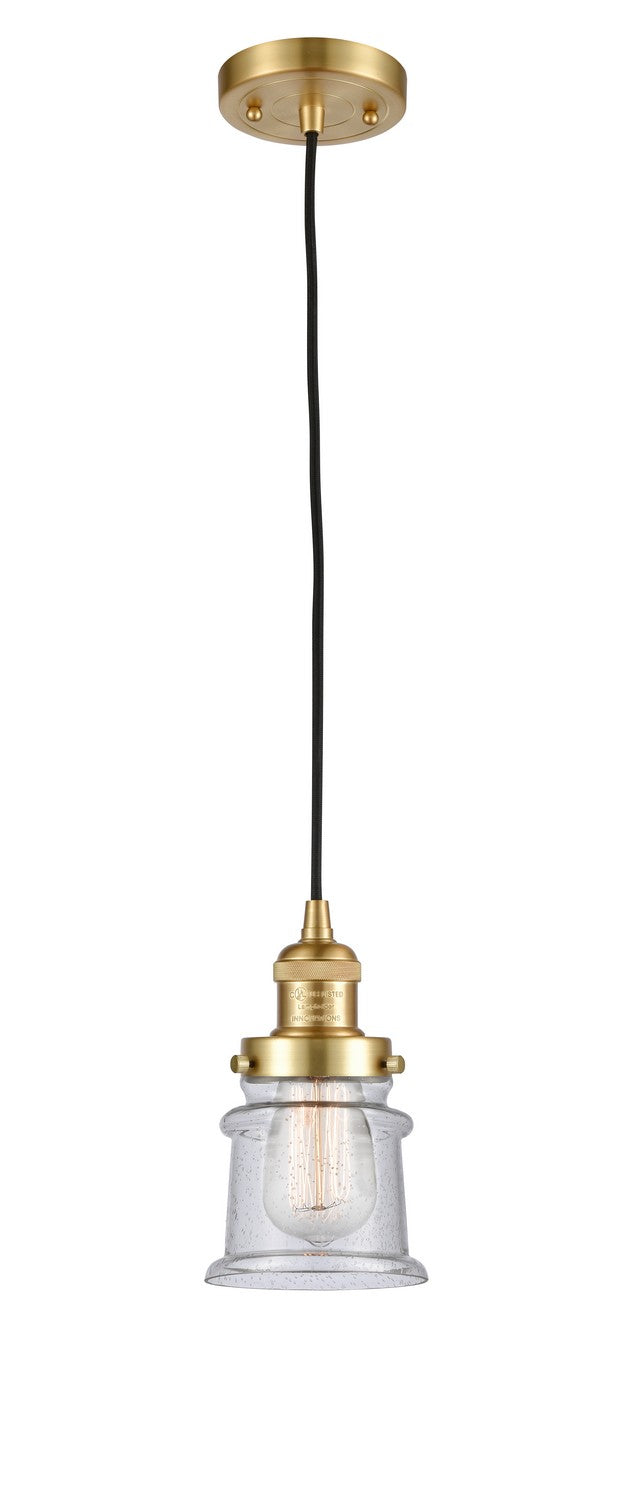 Innovations 201C-SG-G184S-LED LED Mini Pendant, Satin Gold