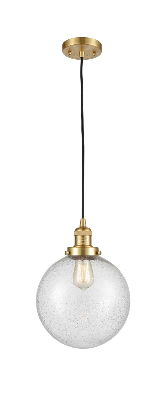 Innovations 201C-SG-G204-10-LED LED Mini Pendant, Satin Gold