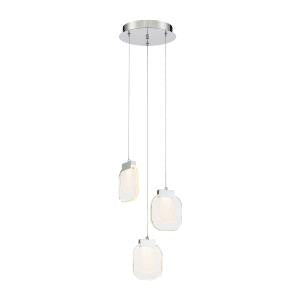 Eurofase 38042-020 LED Chandelier, Chrome