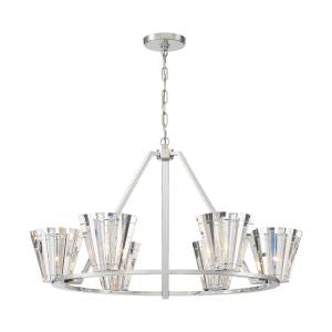 Eurofase 38866-012 Six Light Chandelier, Chrome