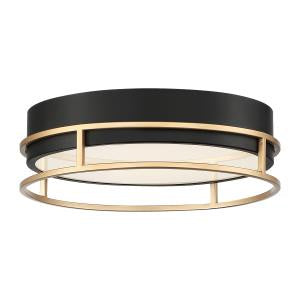 Eurofase 39315-014 LED Flushount, Gold-Black