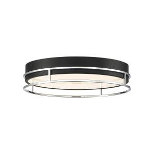 Eurofase 39408-020 LED Flushount, Silver-Black