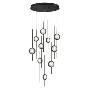 Eurofase 39464-019 LED Chandelier, Black