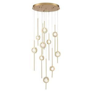 Eurofase 39464-026 LED Chandelier, Gold
