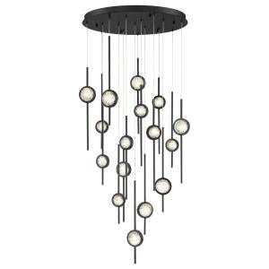 Eurofase 39465-016 LED Chandelier, Black