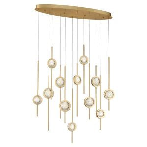 Eurofase 39466-020 LED Chandelier, Gold