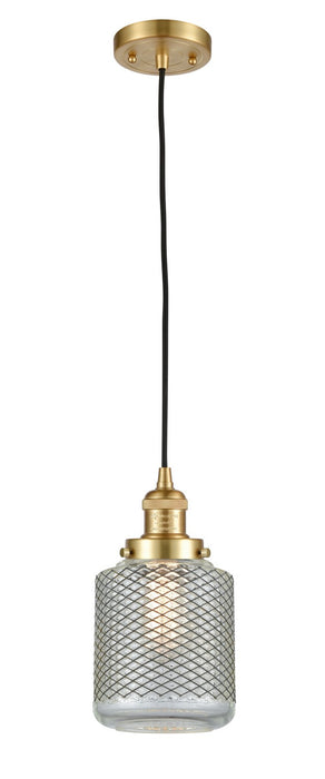 Innovations 201C-SG-G262-LED LED Mini Pendant, Satin Gold