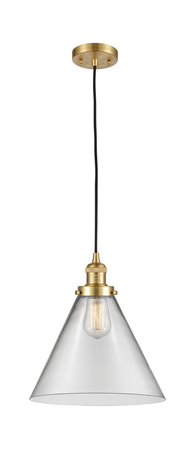 Innovations 201C-SG-G42-L One Light Mini Pendant, Satin Gold