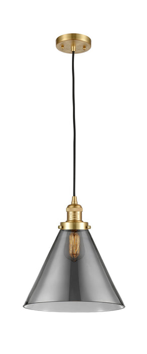 Innovations 201C-SG-G43-L One Light Mini Pendant, Satin Gold