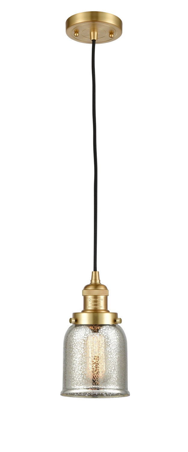 Innovations 201C-SG-G58-LED LED Mini Pendant, Satin Gold