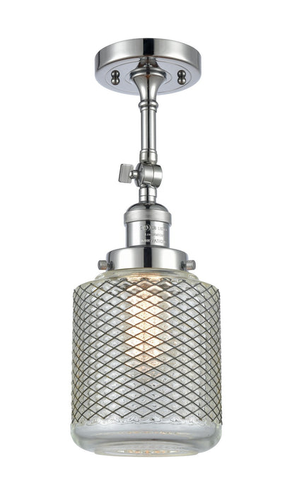 Innovations 201F-PC-G262-LED LED Semi-Flush Mount, Polished Chrome