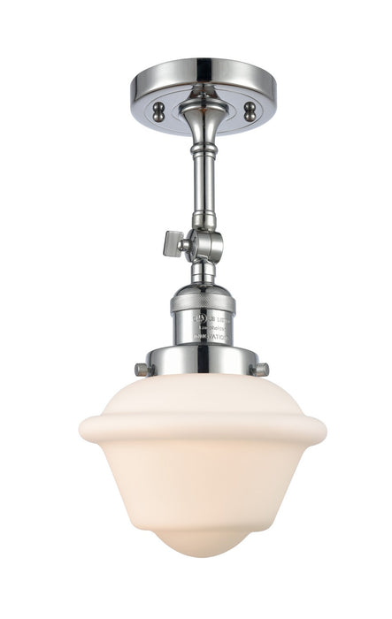 Innovations 201F-PC-G531-LED LED Semi-Flush Mount, Polished Chrome