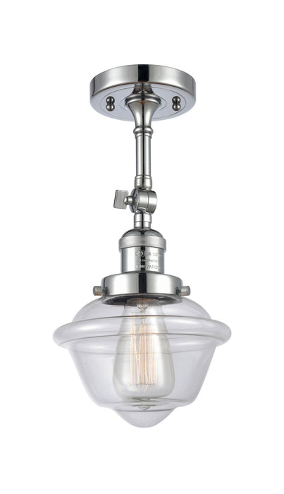 Innovations 201F-PC-G532-LED LED Semi-Flush Mount, Polished Chrome