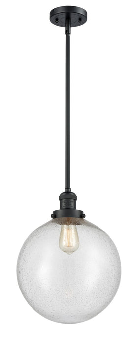 Innovations 201S-BK-G204-12-LED LED Mini Pendant, Matte Black