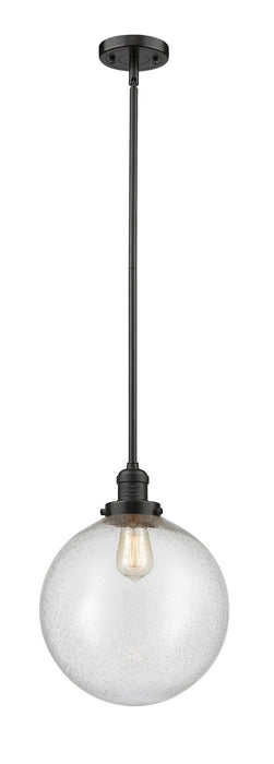 Innovations 201S-OB-G204-12-LED LED Mini Pendant, Oil Rubbed Bronze