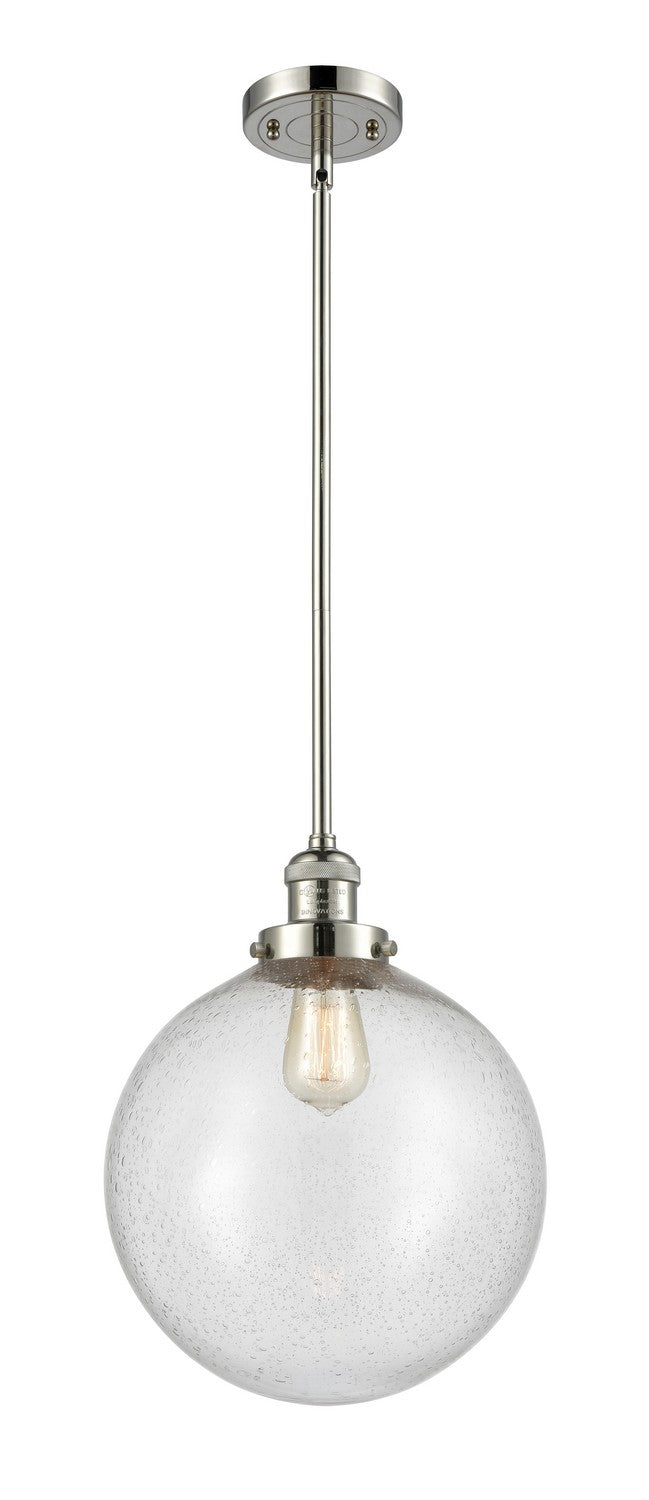 Innovations 201S-PN-G204-12-LED LED Mini Pendant, Polished Nickel