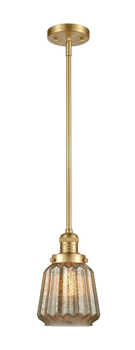Innovations 201S-SG-G146-LED LED Mini Pendant, Satin Gold
