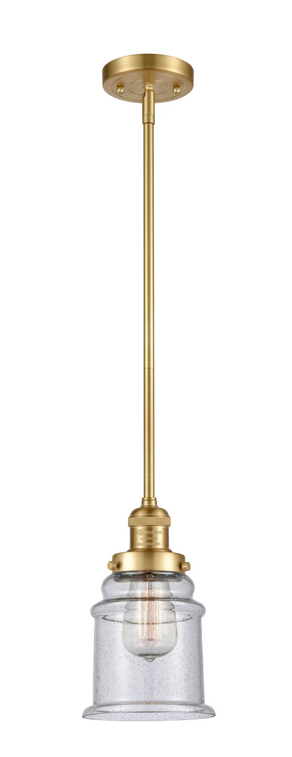 Innovations 201S-SG-G184-LED LED Mini Pendant, Satin Gold
