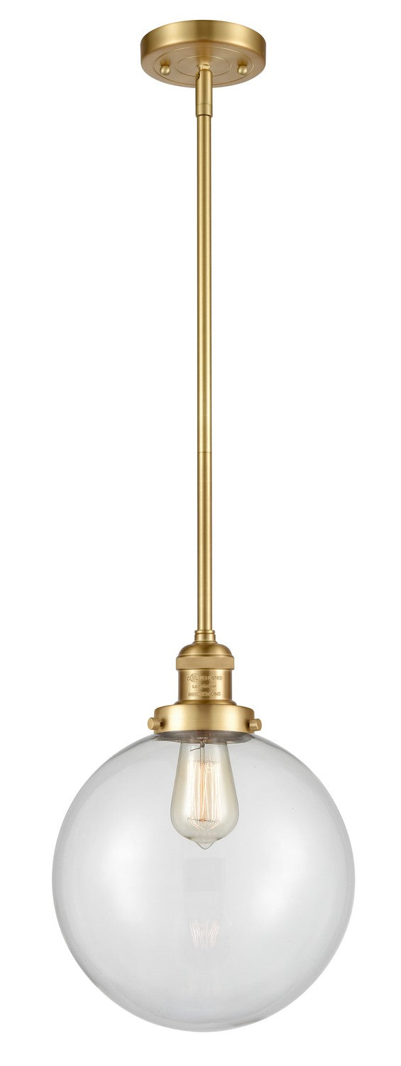Innovations 201S-SG-G202-10-LED LED Mini Pendant, Satin Gold
