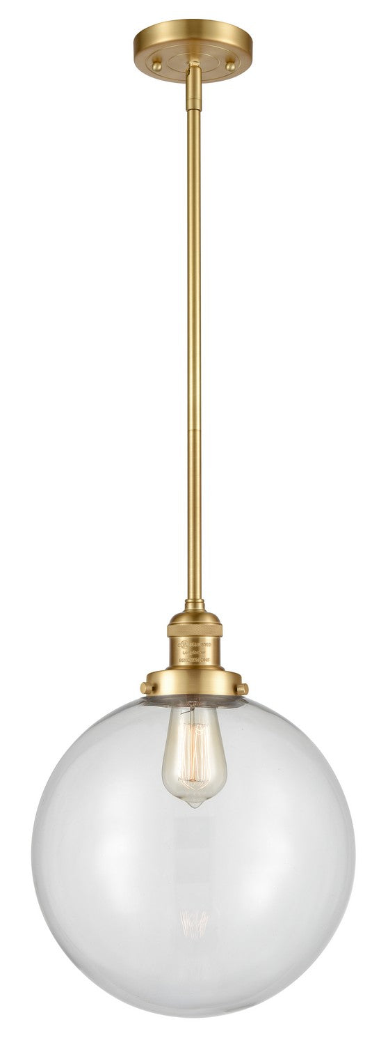 Innovations 201S-SG-G202-12-LED LED Mini Pendant, Satin Gold