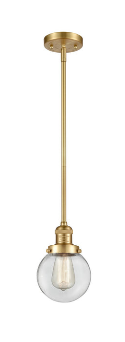Innovations 201S-SG-G202-6-LED LED Mini Pendant, Satin Gold