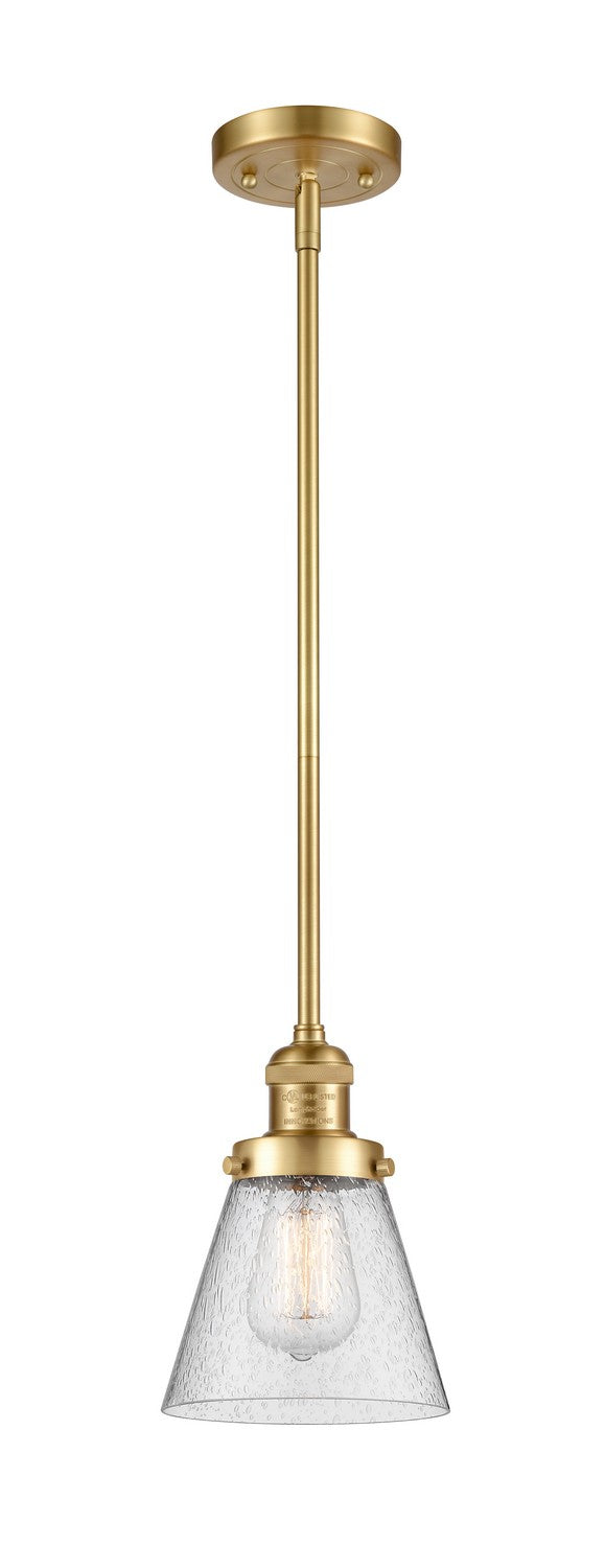 Innovations 201S-SG-G64-LED LED Mini Pendant, Satin Gold