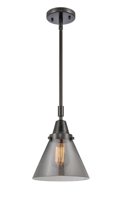 Innovations 447-1S-BK-G43 One Light Mini Pendant, Matte Black