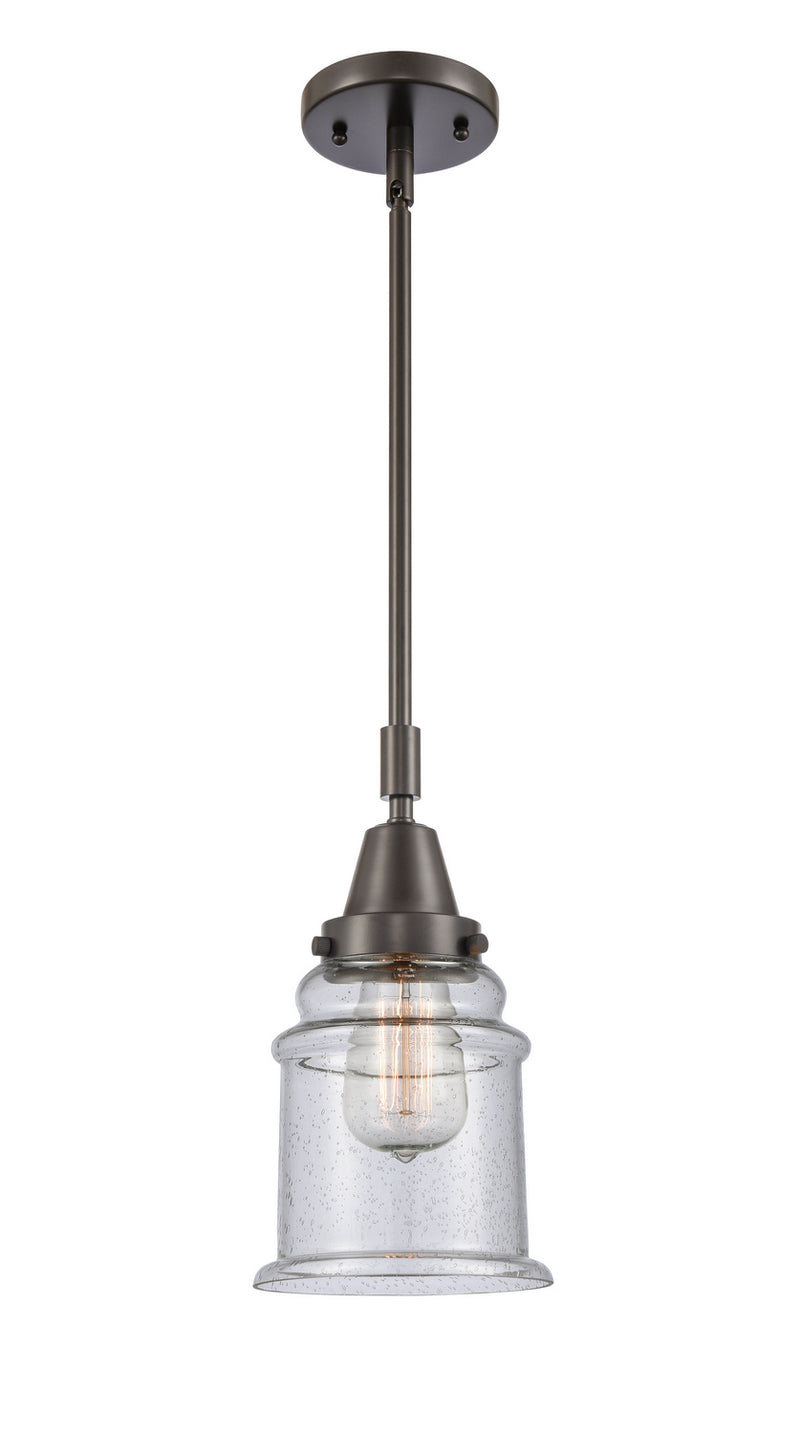 Innovations 447-1S-OB-G184-LED LED Mini Pendant, Oil Rubbed Bronze