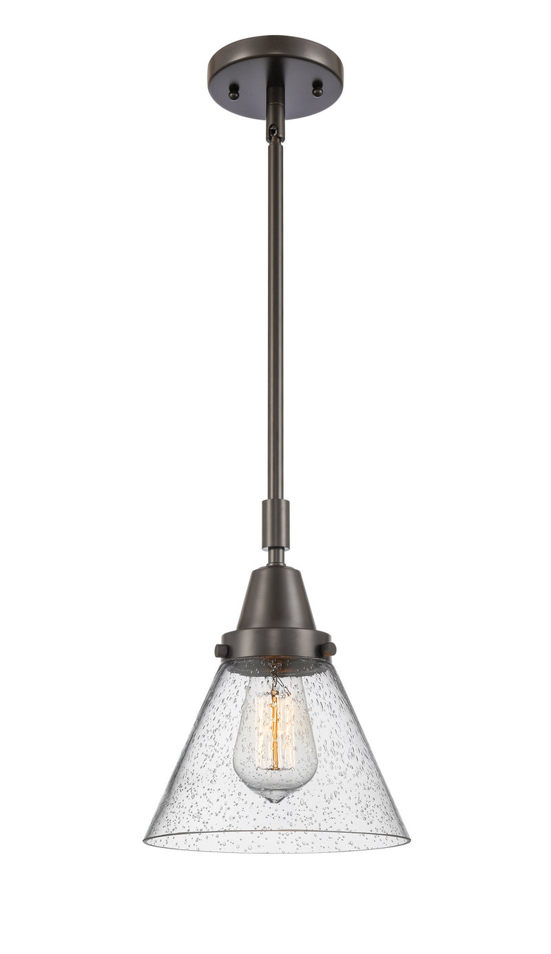 Innovations 447-1S-OB-G44 One Light Mini Pendant, Oil Rubbed Bronze