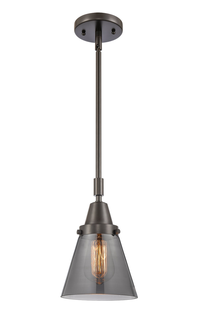 Innovations 447-1S-OB-G63 One Light Mini Pendant, Oil Rubbed Bronze
