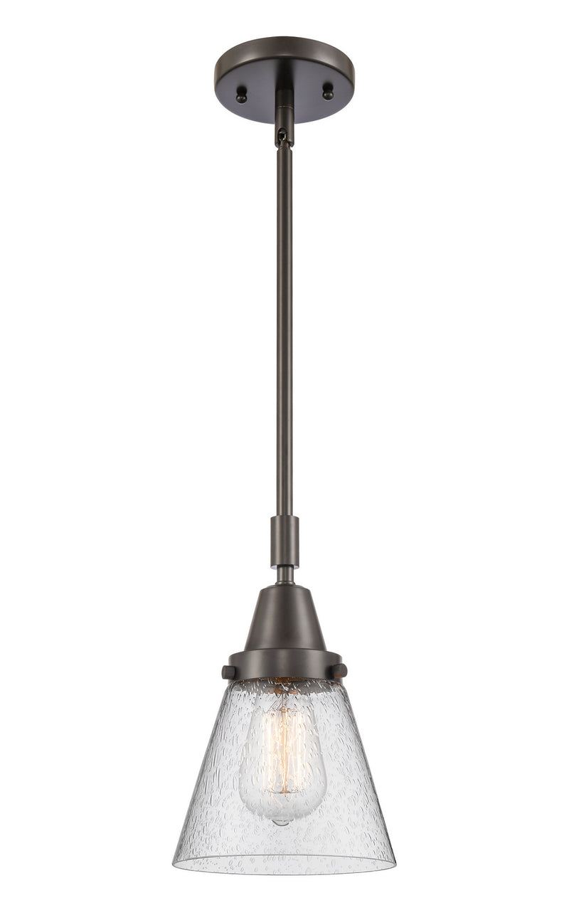 Innovations 447-1S-OB-G64 One Light Mini Pendant, Oil Rubbed Bronze