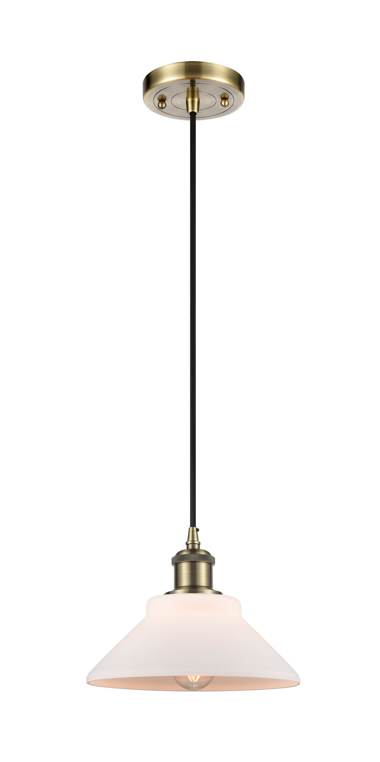 Innovations 516-1P-AB-G131-LED LED Mini Pendant, Antique Brass