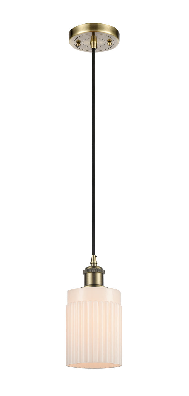 Innovations 516-1P-AB-G341-LED LED Mini Pendant, Antique Brass
