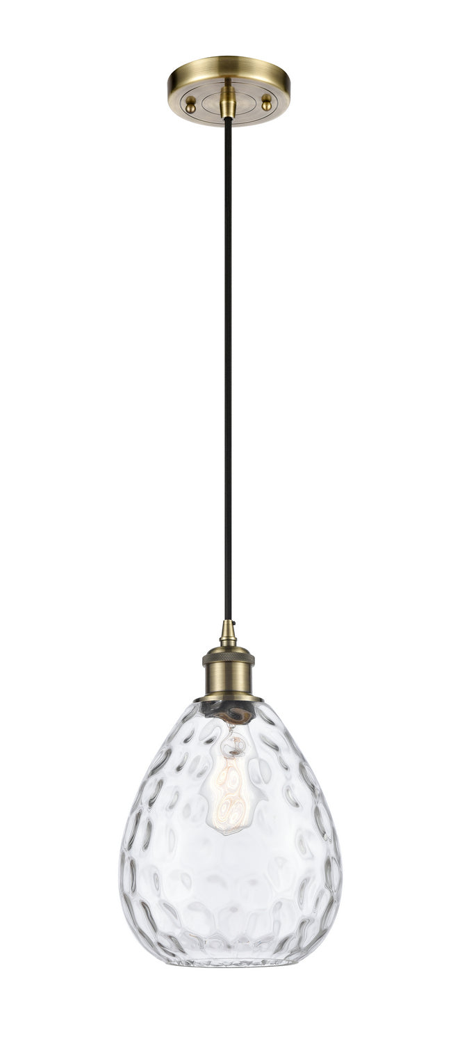 Innovations 516-1P-AB-G372 One Light Mini Pendant, Antique Brass