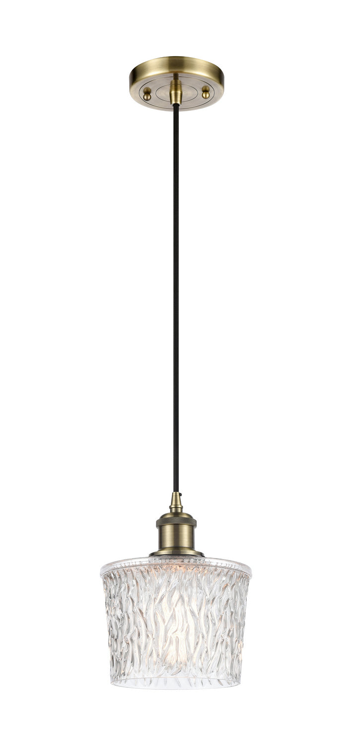 Innovations 516-1P-AB-G402 One Light Mini Pendant, Antique Brass