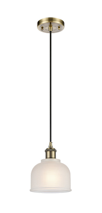 Innovations 516-1P-AB-G411-LED LED Mini Pendant, Antique Brass
