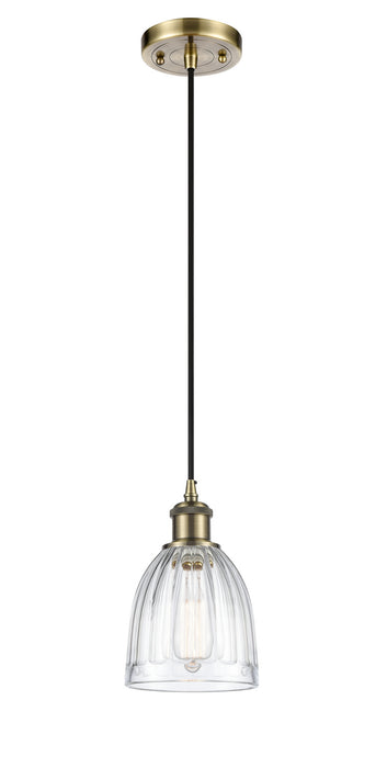 Innovations 516-1P-AB-G442 One Light Mini Pendant, Antique Brass