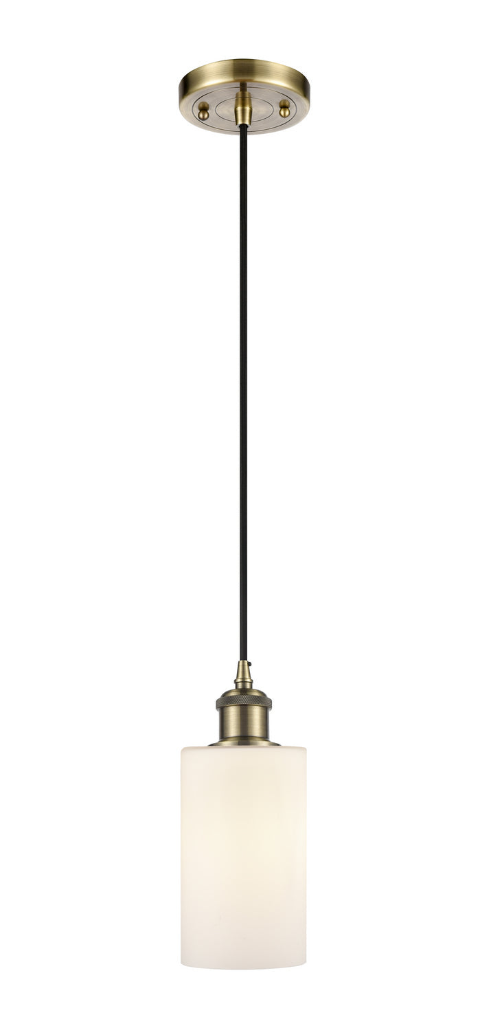 Innovations 516-1P-AB-G801 One Light Mini Pendant, Antique Brass