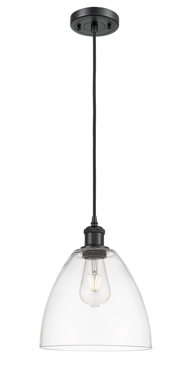Innovations 516-1P-BK-GBD-92 One Light Mini Pendant, Matte Black