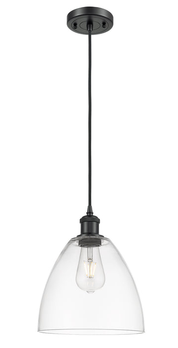 Innovations 516-1P-BK-GBD-92 One Light Mini Pendant, Matte Black